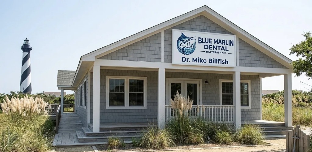 Blue Marlin Dental office in Hatteras