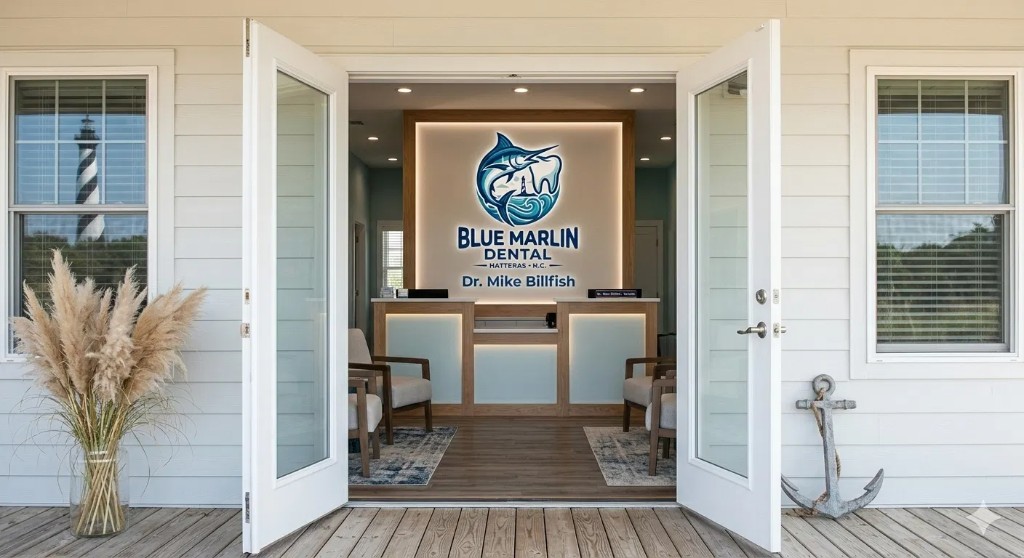 Welcoming reception at Blue Marlin Dental
